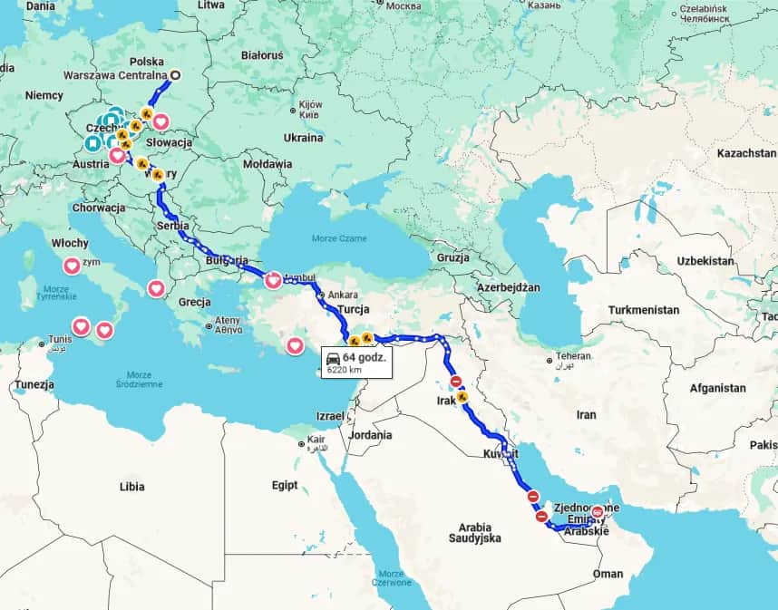 Ile trwa lot z Poznania do Dubaju? Dokładny czas i najlepsze opcje.